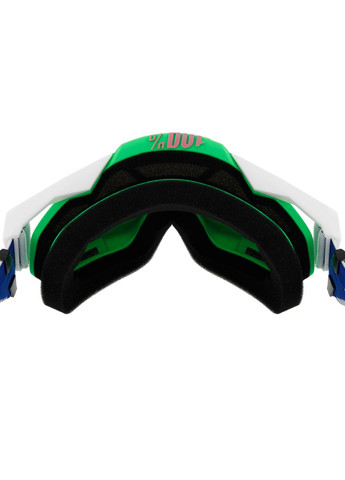 Лыжные очки, (маска) затемненный визор (TPU, PC, цвет оправы-салатово-синий) (M-8587) SP-Sport (361435480)