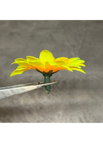 Бутон цветка (головка) "Подсолнечник", ~4 см, желтый, арт 018581, 1 шт No Brand (341307558)