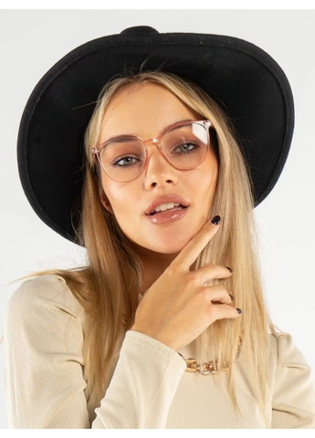 Сонцезахисні окуляри Image іміджеві прозорі рожеві No Brand (315388435)