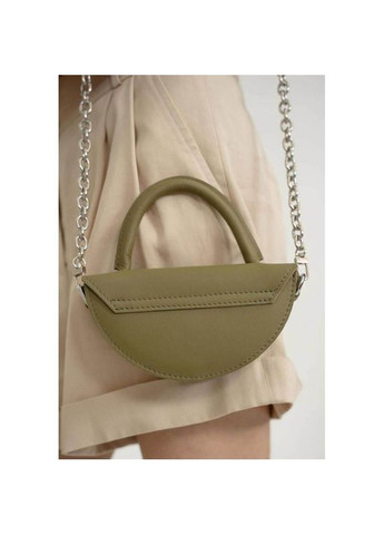 Женская кожаная мини сумка через плечо Сhris micro оливковая The Wings (302007263)