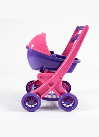 Візок дитячий іграшка для ляльок з люлькою, різнокольоровий,, 445x338x590mm. (0121/02) Doloni (341309571)