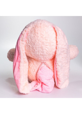 М'яка іграшка-плед, подушка 3 в 1 Зайчик плед в іграшці 35×32×40 (см) дитячий плед іграшка Рожевий 509-9P 509-9P Yiwu (370802253)
