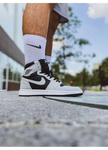 КРОССОВКИ ЖЕНСКИЕ NIKE JORDAN 1 HIGH OG SHADOW 2.0 НАЙК АИР ДЖОРДАН No Brand белые демисезоны (368888342)