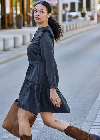 Темно-синее повседневный платье Esmara однотонное