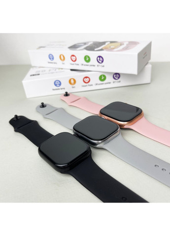 Розумний годинник Smart S9 Pro чорний із сенсорним екраном для Android та IOS фітнес годинник для здоров'я Smart Watch Watch 45 mm (372460363)