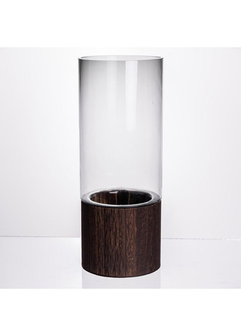 Ваза для цветов круглая стеклянная 30.5 (см) декоративна ваза 2.5 (л) из толстого стекла HP-19-162-1 Yiwu (370373388)