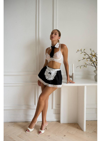 Чорно-білий демісезонний костюм прибиральниці Vakko