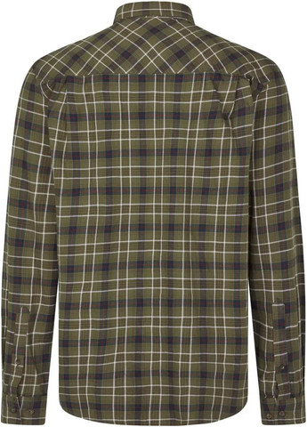 Комбинированная рубашка seeland glen flannel shirt grape leaf/dark navy chec No Brand