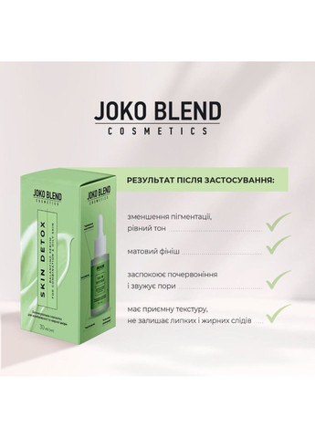 Балансувальна сироватка для комбінованої та жирної шкіри Skin Detox 30 мл Joko Blend (301475426)