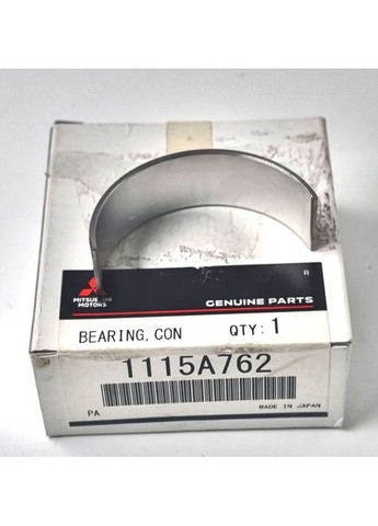 Вкладиші шатунні, оригінал, Outlander III 2.0, 2.4 2012- OEM 1115A762 Mitsubishi (345740969)