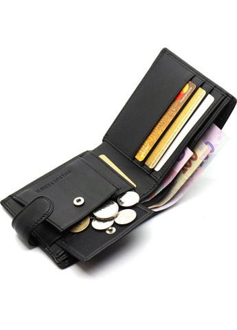 Кожаное мужское портмоне на кнопке ST-104-1 st leather (359380712)