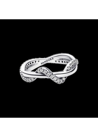 Срібна Каблучка Пандора "Переплетені хвилі" 193098C01 Kabluchka (355344752)