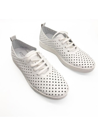 Белые кеды (р) кожа 0-1-1-8911 Stepter