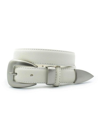 Жіночий шкіряний ремінь 2,3 х 105 см Білий Weatro (302316923)