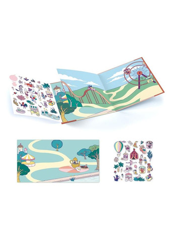 Набор для творчества с подвижными наклейками Ярмарка DJ08952 Djeco (362314067)