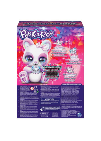 Интерактивная радужная плюшевая панда Мама-Ру с малышкой Ру Peek-A-Roo Spin Master (330827027)