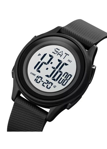 Мужские спортивные наручные часы 1893 (Черный с белым циферблатом) Skmei (314484026)