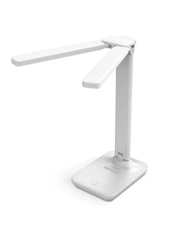 Лампа настольная TLTF-010W, White, 7 Вт, 400 лм, 2700K/4000K/6500K, сменный аккумулятор 18650 (2x1200 mAh), IP20 Titanum (400792991)