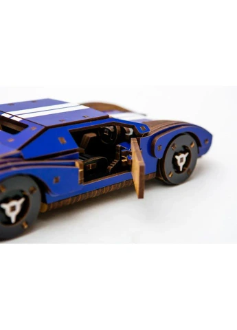 Дерев’яний 3D конструктор Fast car Gt Puz-26915, 164 деталі No Brand (330776506)