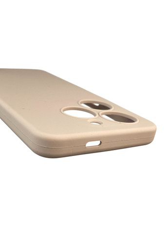 Чохол для Spark 20 (KJ5n) силіконовий з мікрофіброю нековзний на техно спарк 20 пудровий Tecno (366385949)