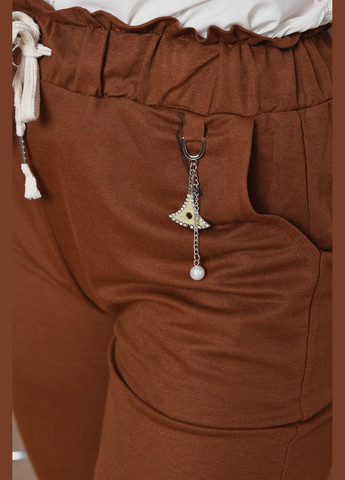 Штаны женские коричневого цвета Let's Shop (260024726)