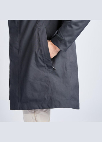 Темно-сіра демісезонна куртка чоловіча sailing 300 водонепроникна темно-сіра. TRIBORD