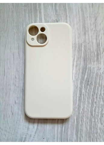 Чохол на 15 Бежевий силіконовий Silicone Case full No Brand (360896722)