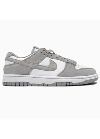 Білі кросівки чоловічі nike sb dunk low white/grey textile найк сб данк білі демісезон No Brand