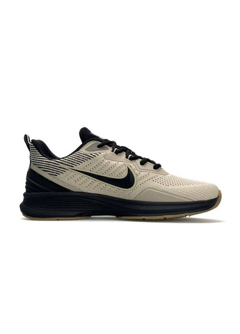Бежеві Осінні кросівки чоловічі nike No Brand Zoom Winflo Beige Black