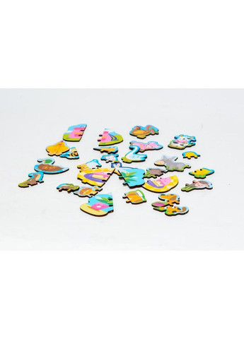 Деревянный магнитный пазл "Животные" Puz-22930, 35 элементов PuzzleOK (315023020)