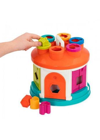 Іграшка-сортер, що розвиває – Розумний будиночок (12 форм) Battat Lite (331173592)