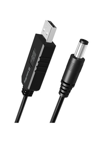 Кабель для роутера 9V (USB-DC 5.5х2.5mm) 1м Black (CW-CBUD066-BK) Colorway (323132273)