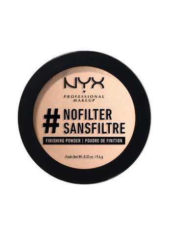 Компактна фіксуюча пудра NoFilter Finishing Powder 04 Light (NFFP04) NYX Professional Makeup (279364105)