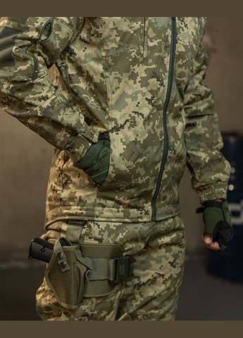 Тактический костюм Горка на флисе с пропиткой пиксель No Brand