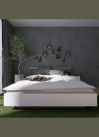 Кровать двухспальная с подъемным механизмом Сити-1600 200,5х168,8х82,6 см (EVR-071087) Еверест (329296494)