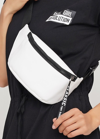 Жіноча сумка на пояс бананка Tirso MCT біла Sambag (325443006)