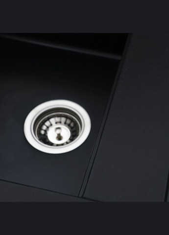 Гранитная мойка для кухни FIESTA 5149 матовая Черная Valeso (357494699)