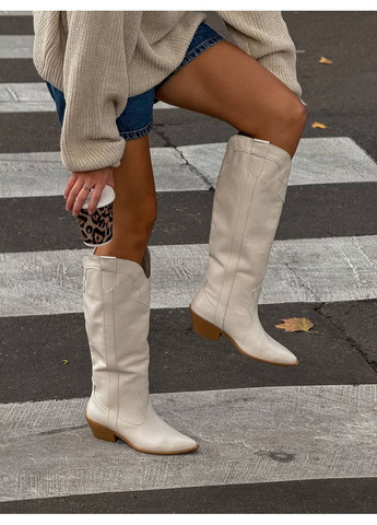 Осенние стильные женские козаки казаки No Brand