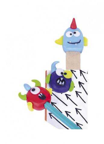 Дитячий набір для ліплення з полімерної глини "Закладки Монстри" (ПГ-006) PG-006 закладки для книги УМНЯШКА (305231732)