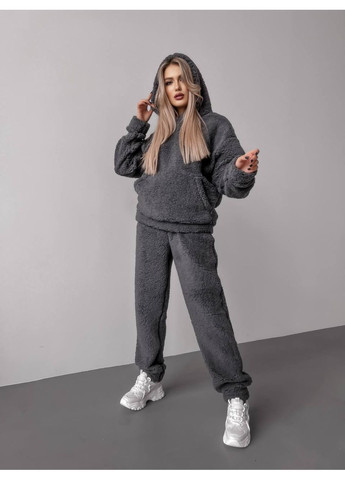 Теплый костюм «Teдди» 🧸 кофта с капюшоном и карманом кенгуру No Brand (369249462)