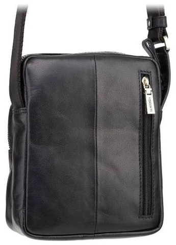 Сумка мужская мессенджер через плечо кожаная Черный 40681 Visconti (361348645)