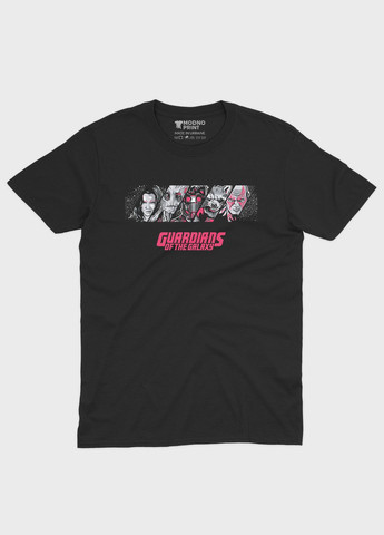 Черная мужская футболка с принтом супергероев - стражи галактики (ts001-1-bl-006-017-013) Modno