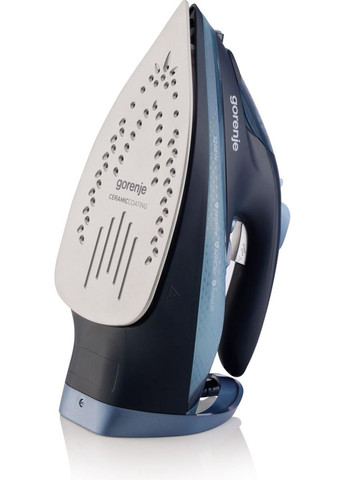 Праска, 3250Вт, 420мл, паровий удар-250гр, верт. відпарювання, антинакип, автовідключення, керам. підошва, чорно-синій Gorenje (314835292)