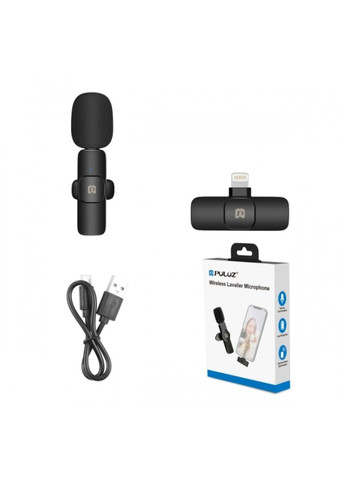 Мікрофон бездротовий lightning цифровий 2.4ггц айфон puluz pu3083b No Brand (282648533)