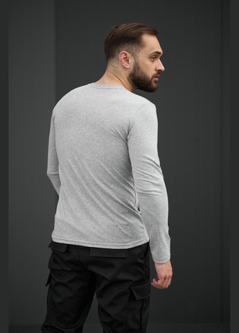 Лонгслів чоловічий базовий "Pulse" Vakko сірий