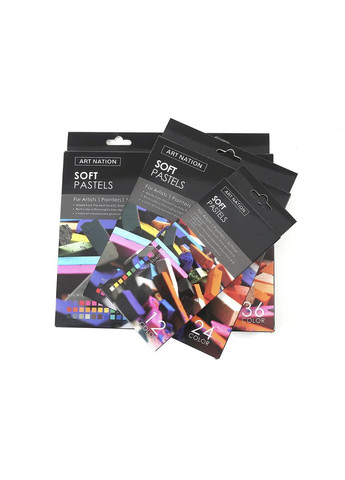 Художня пастель Art Nation Soft pastel суха, м`яка, 36 кольорів Art Rangers (322650420)