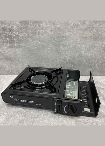 Газовая плита керамическая горелка с пьезоподжигом BDZ-155-A/1057 с пластиковым кейсом + адаптер под баллон Happy Home (317203877)