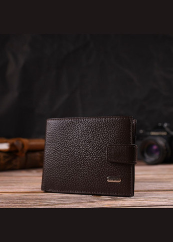 Гаманець чоловічий Шкіряний флотар 21944 Коричневий Canpellini (306881649)