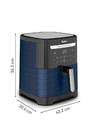 Мультипечь EasyFry&Grill XXL, 1830Вт, чаша-6.5л, сенсорное упр., 8 программ, пластик, черно-синий Tefal (386037855)
