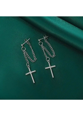 Модні сережки хрестики у стилі Харадзюку, сережки хрести No Brand (290011623)